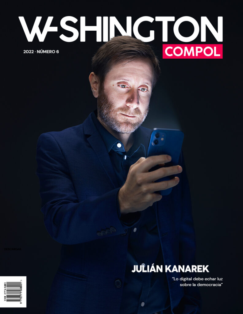 Julian Kanarek en la portada de la revista Washington COMPOL - Edición 6